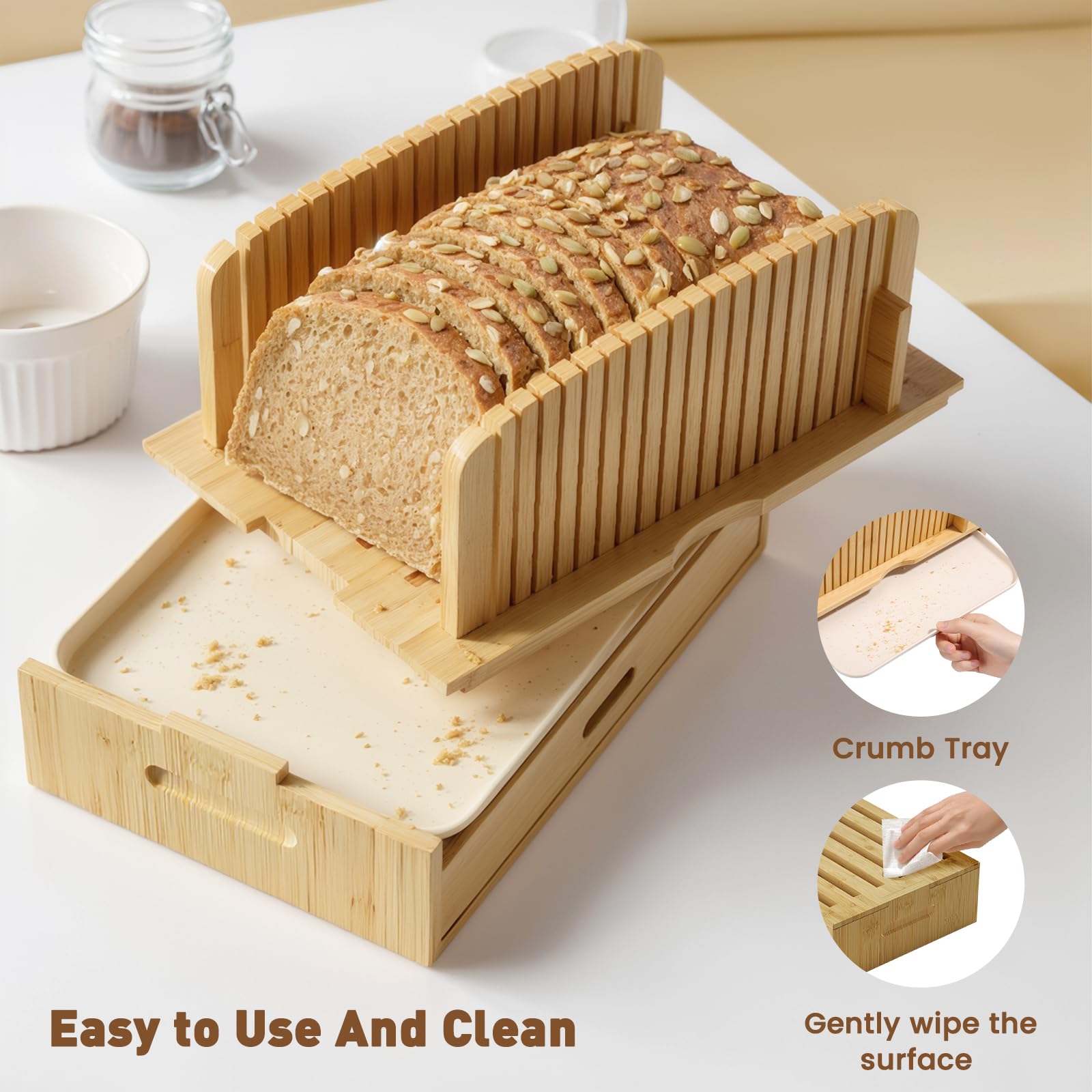 Joothlin bamboo wood finish is durable and splinter-free.