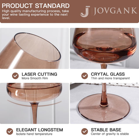 JOVGANK color-varied glassware enhances table mood and guest interaction.