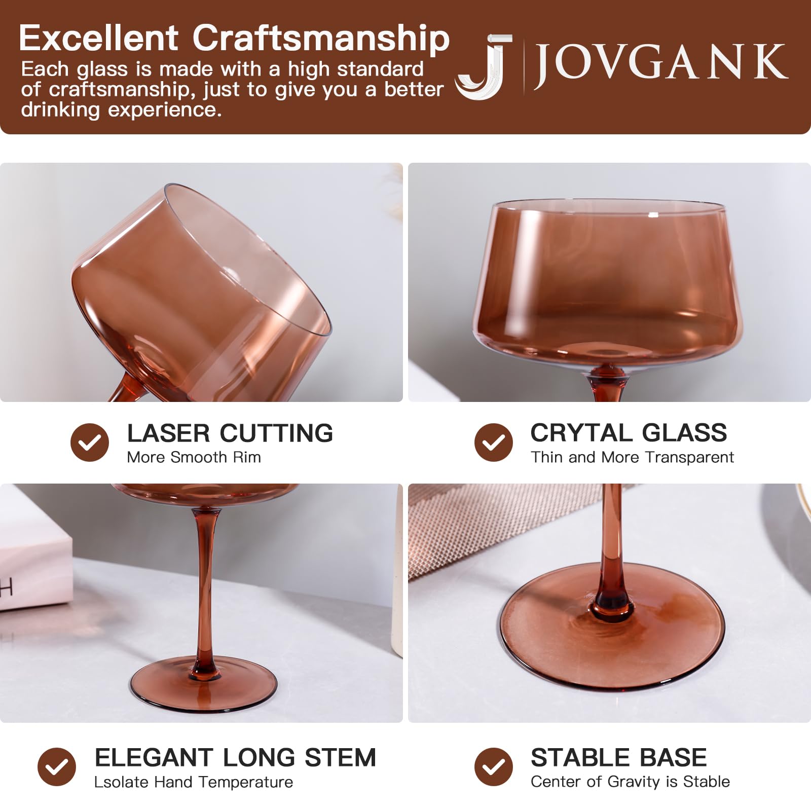 JOVGANK gift-ready set in a chic box for weddings or celebrations.