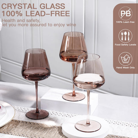 JOVGANK lead-free crystal wine glass keeps aromas clear and temperatures steady.