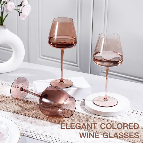 JOVGANK premium crystal stemware elevates dinner party table ambiance.