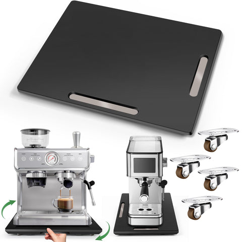 Joy&Grace appliance slider with 360-degree rollers enables flexible placement of appliances.