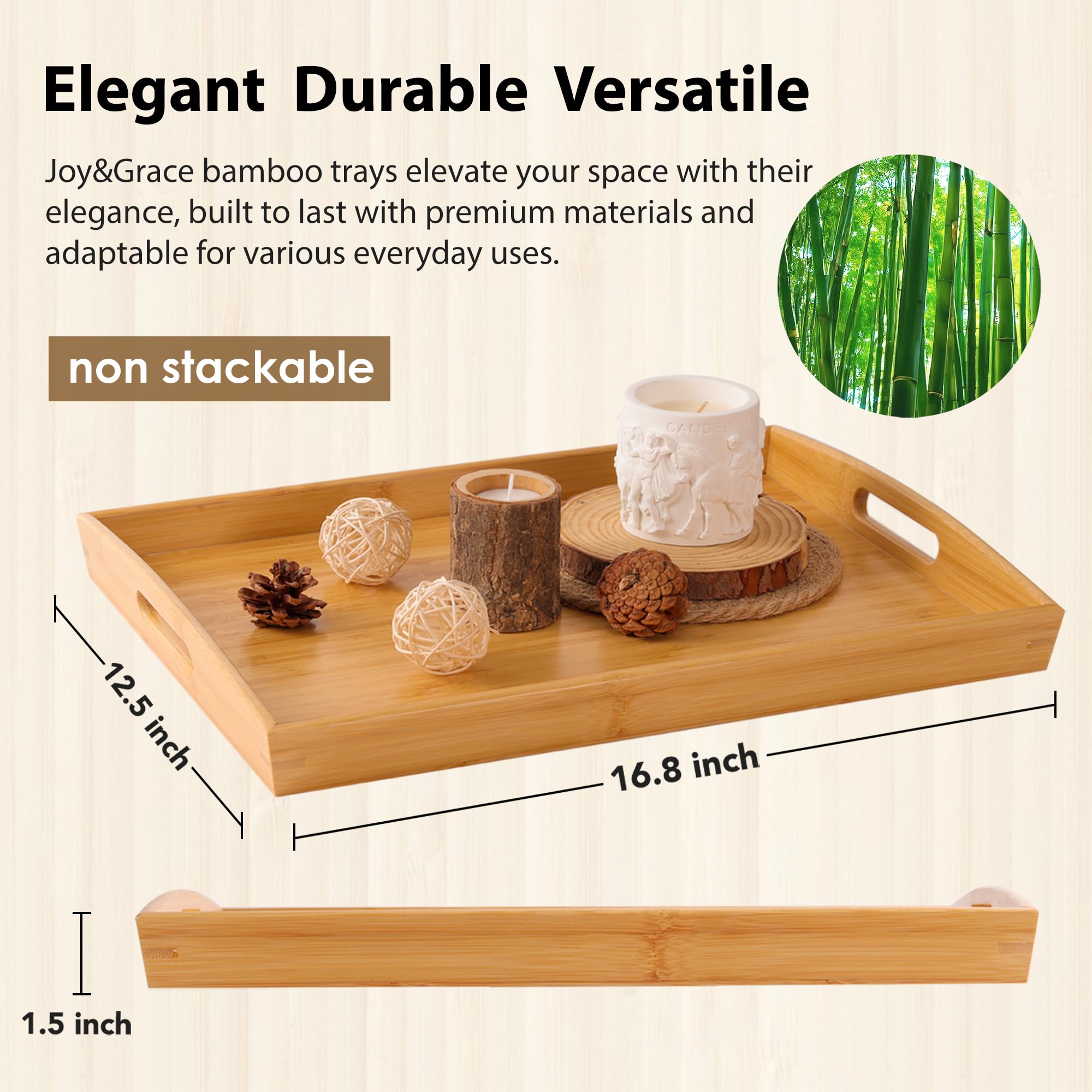 Joy&Grace large charcuterie tray for sharing appetizers.