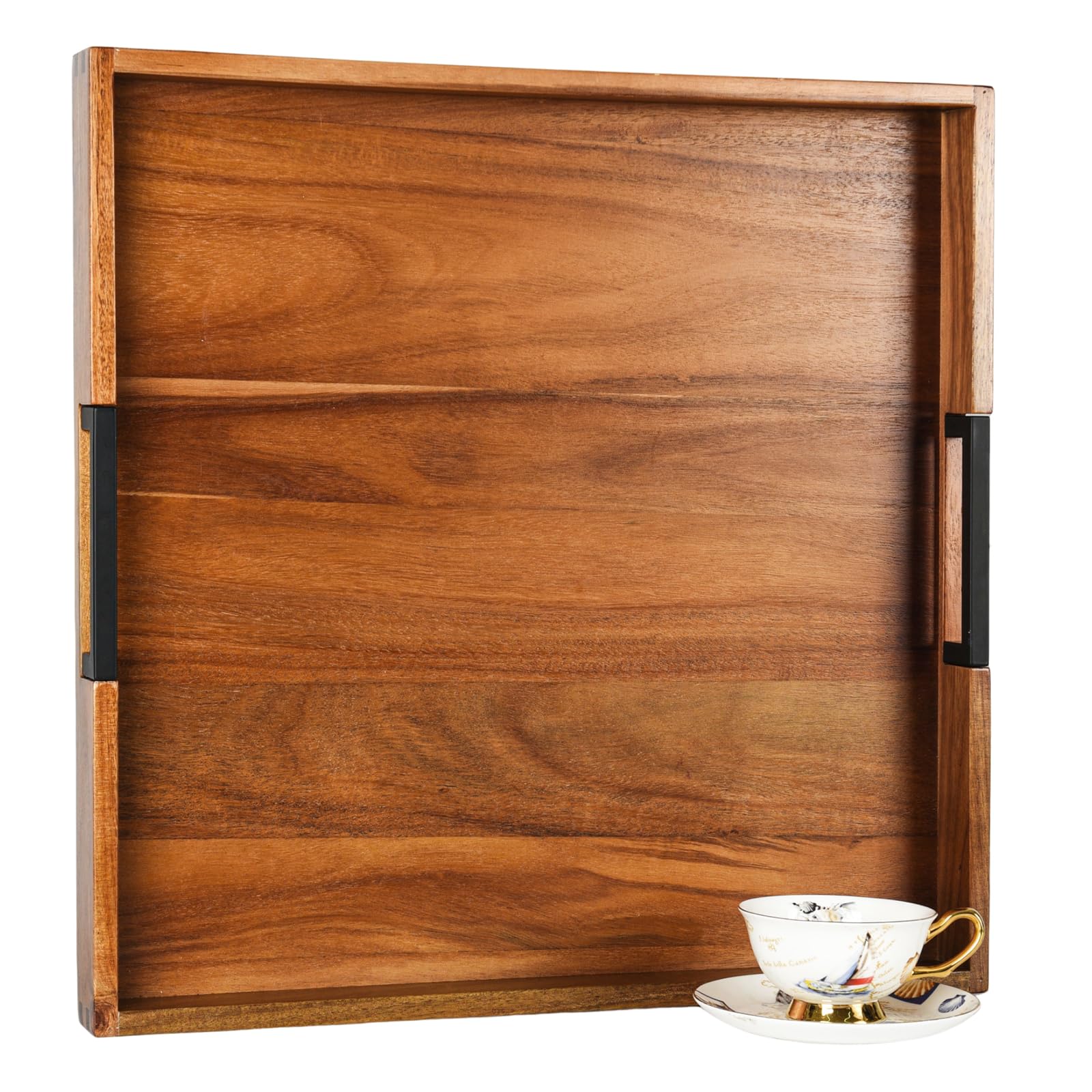 Joy&Grace versatile tray supports entertaining guests and daily tasks.
