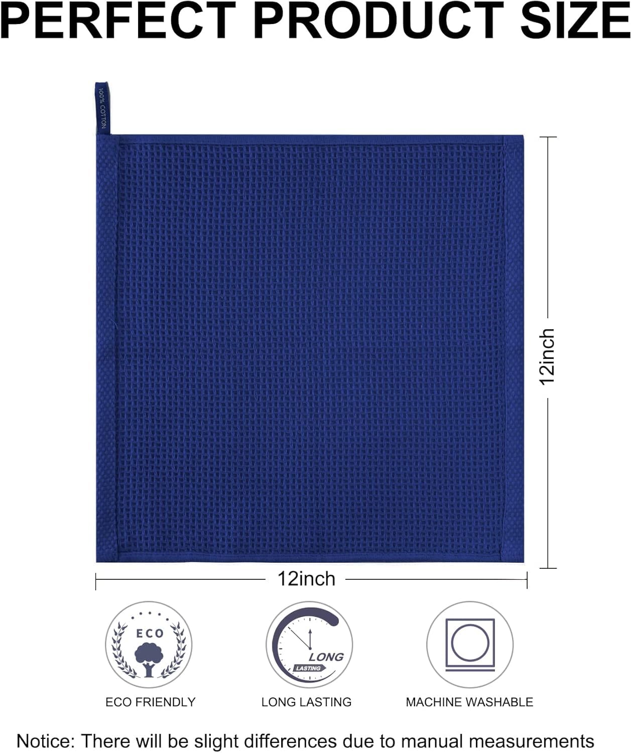 Joybest multi-color pack dish cloths: versatile for counters and plates.