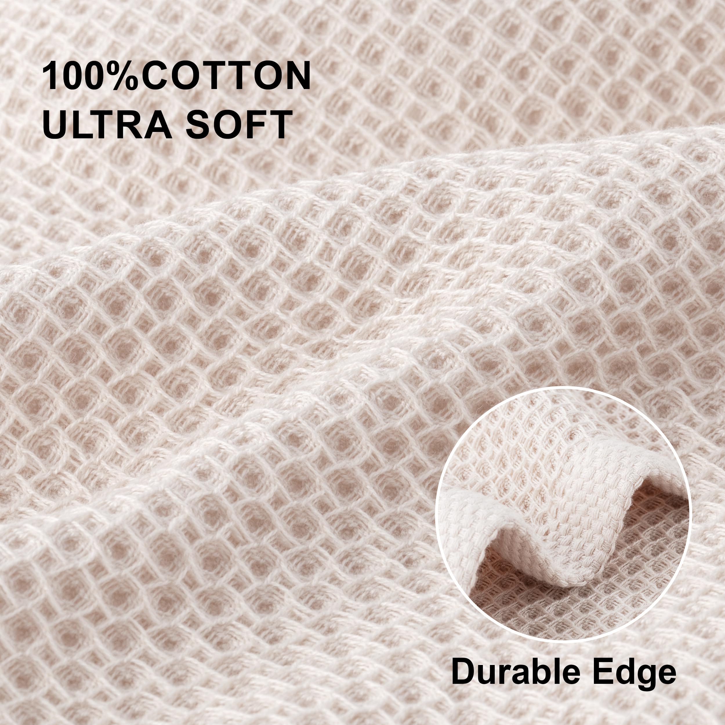 Joybest waffle weave dish towels 12x12 dry quickly and leave surfaces spotless.