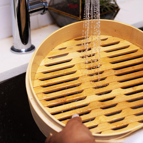 Joyce Chen steamer cleanup is easy after cooking