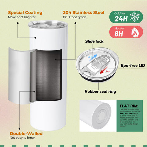 Joyclub 304 stainless steel tumbler surface, durable everyday use
