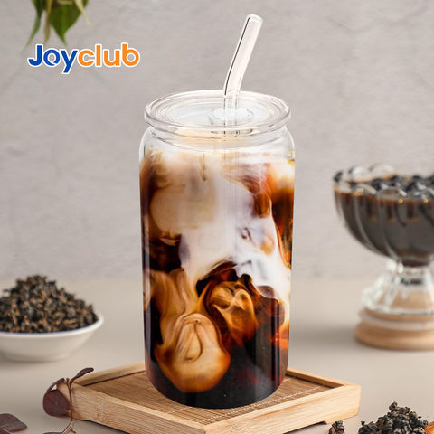 Joyclub gift-ready drinking glasses ideal for smoothies, tea, or soda gifts.