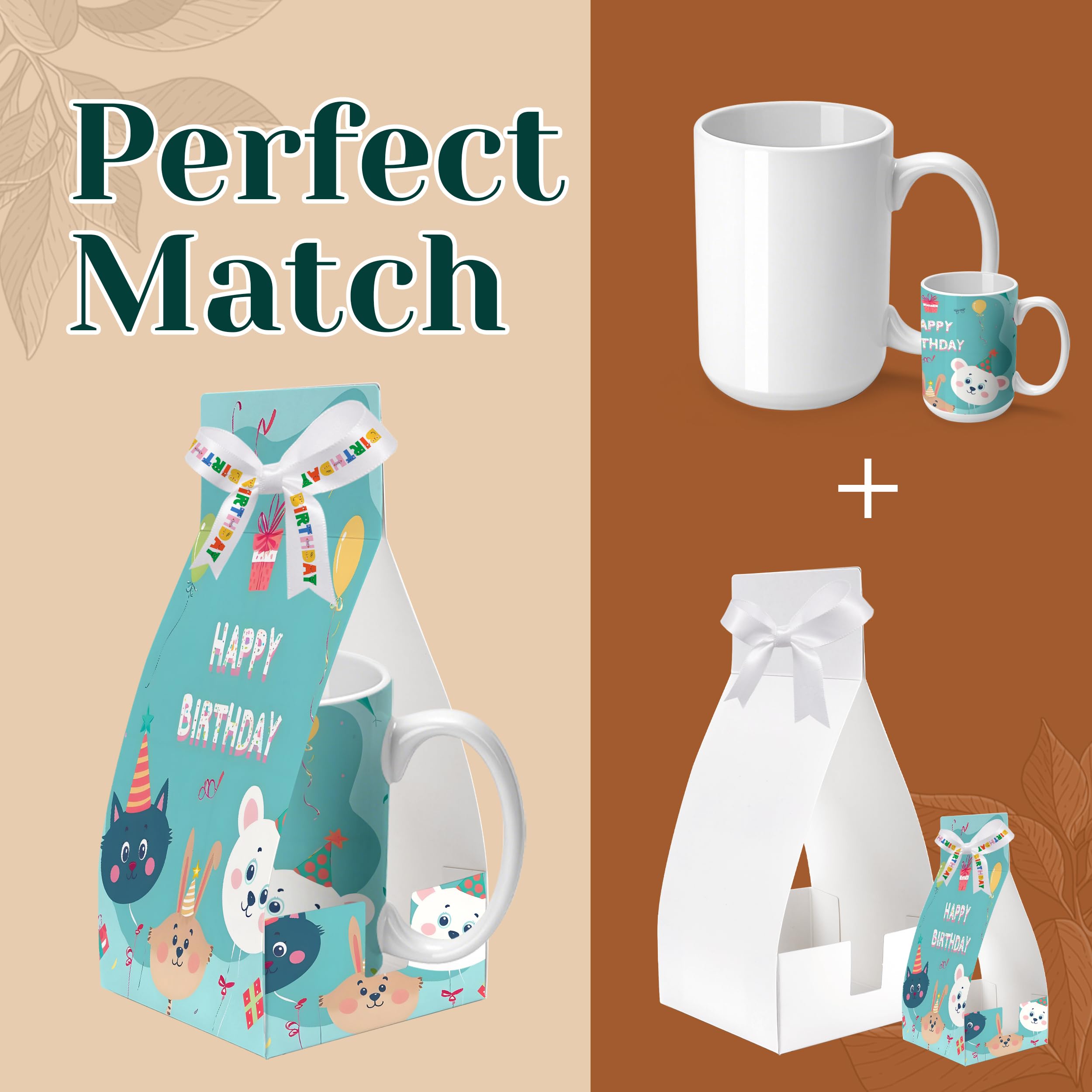 Joyclub white mug with comfortable handle, ideal for everyday use.