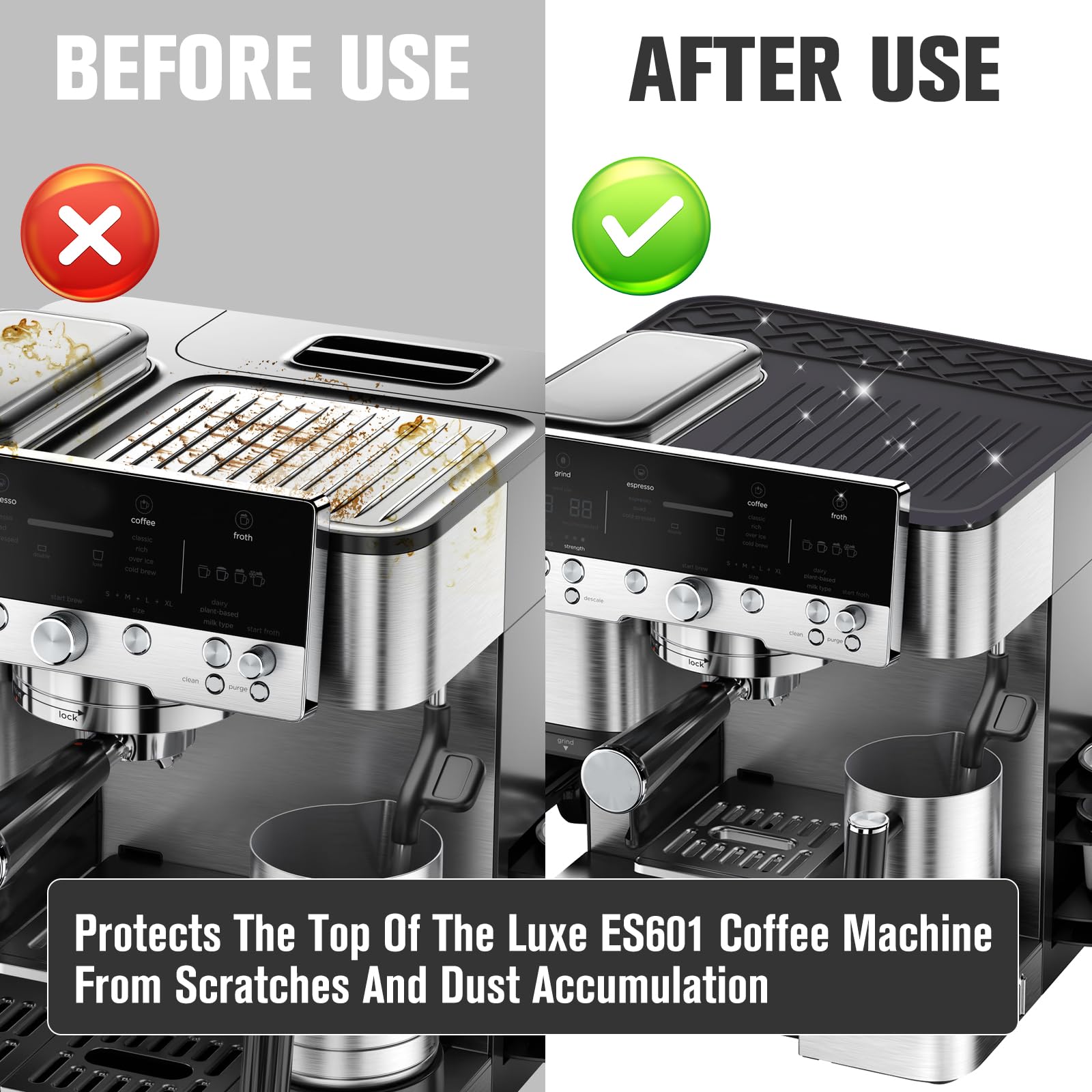 JOYcube dishwasher-safe mat for fast, stain-free cleaning
