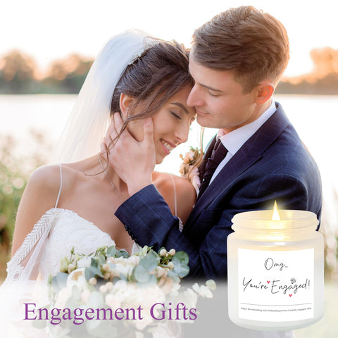JoycuFF engagement candle adding elegant ambiance to moments