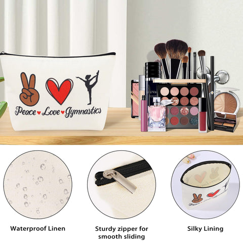 JoycuFF makeup bag from gymnastics gift set keeps essentials organized