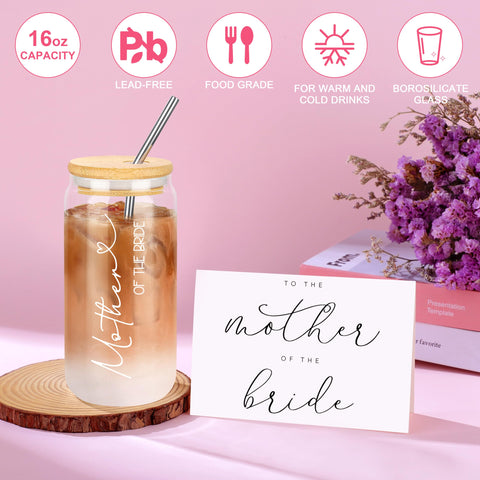JoycuFF greeting card with heartfelt message for the mother of the bride