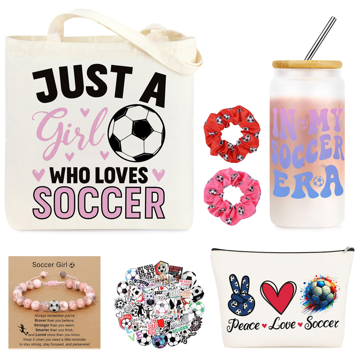 JoycuFF soccer gift set contents perfect for on-field games and sidelines cheering