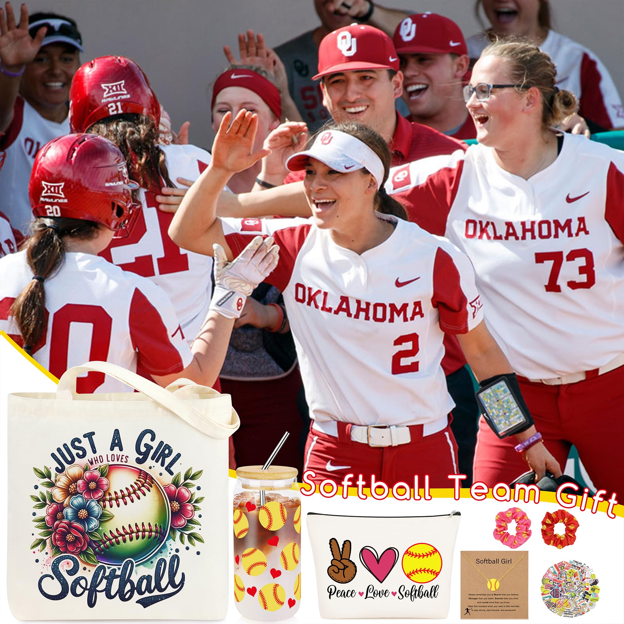 JoycuFF softball design pack featuring vibrant yellow motif