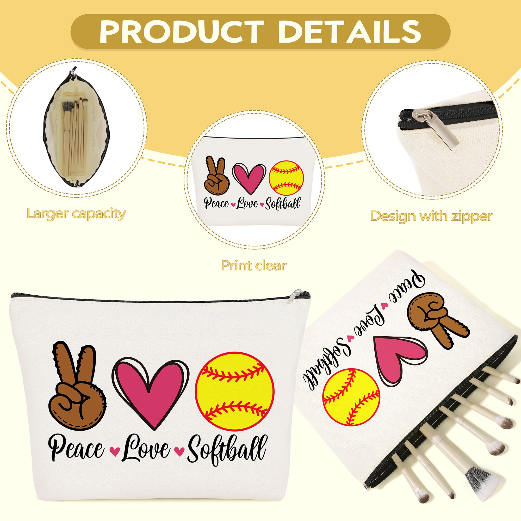 JoycuFF softball stickers kit water-resistant decals for bottles and gear