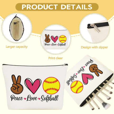 JoycuFF softball stickers kit water-resistant decals for bottles and gear