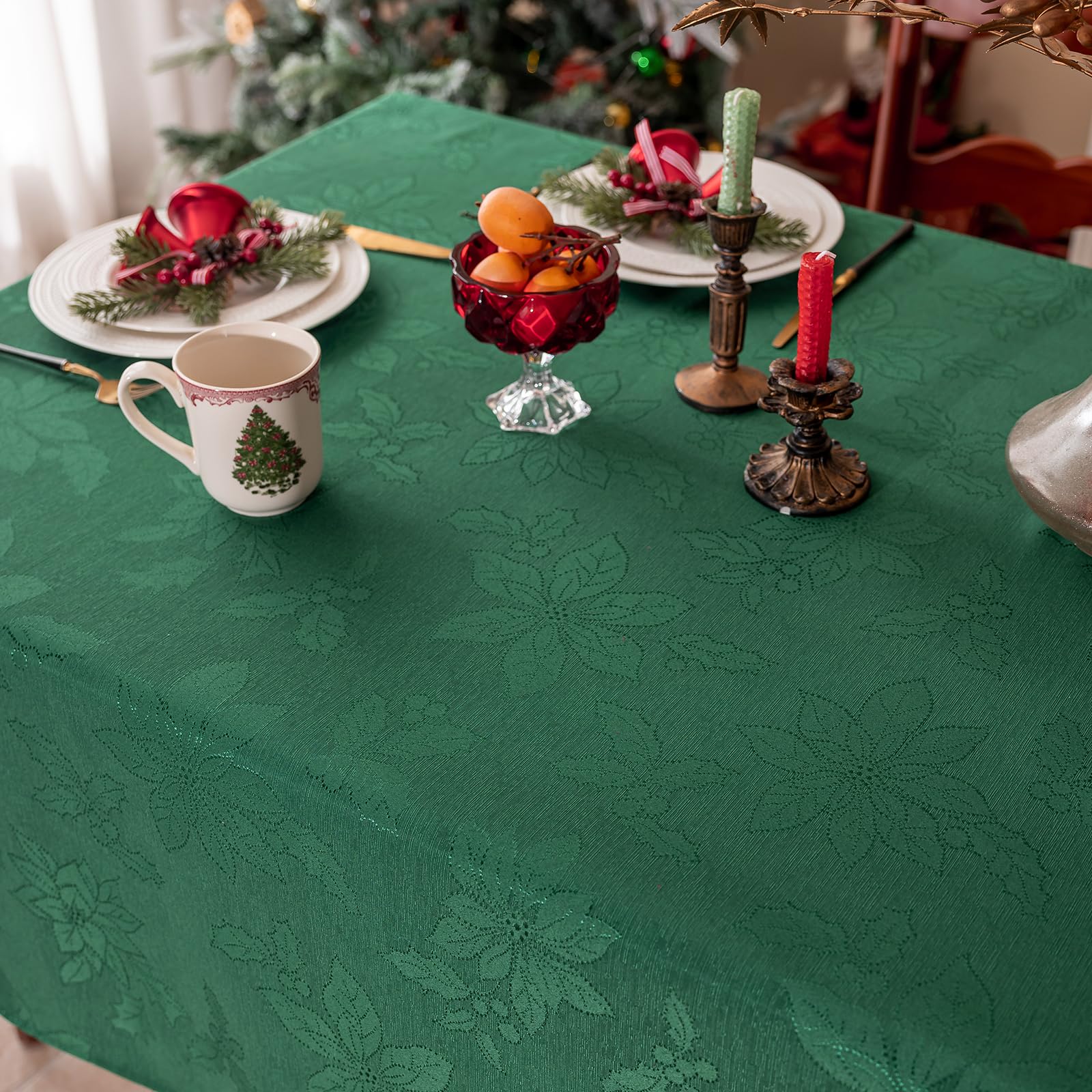 Joyfol Day detailed pattern elevates your table with subtle elegance.