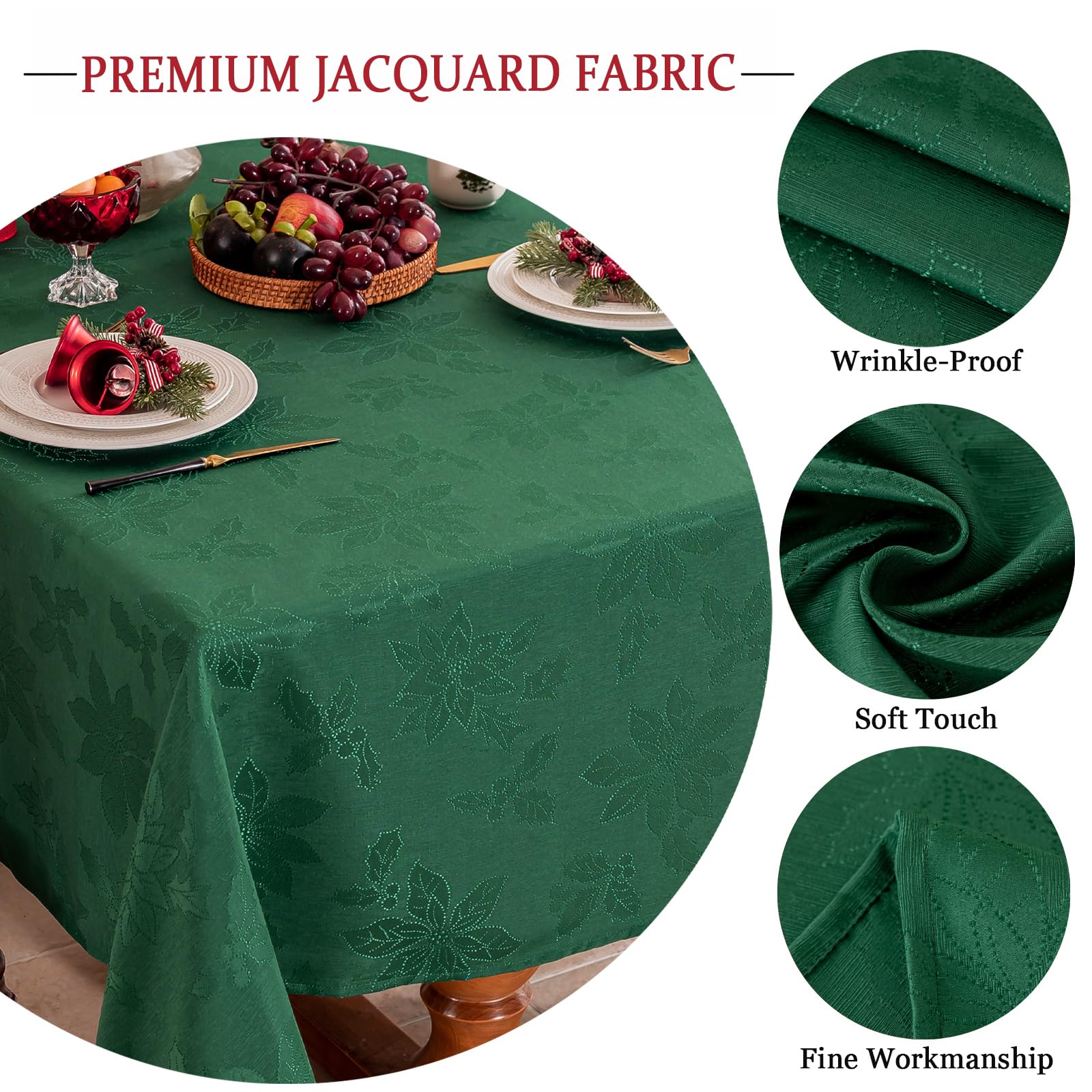Joyfol Day winter floral design adds festive charm to holiday table decor.