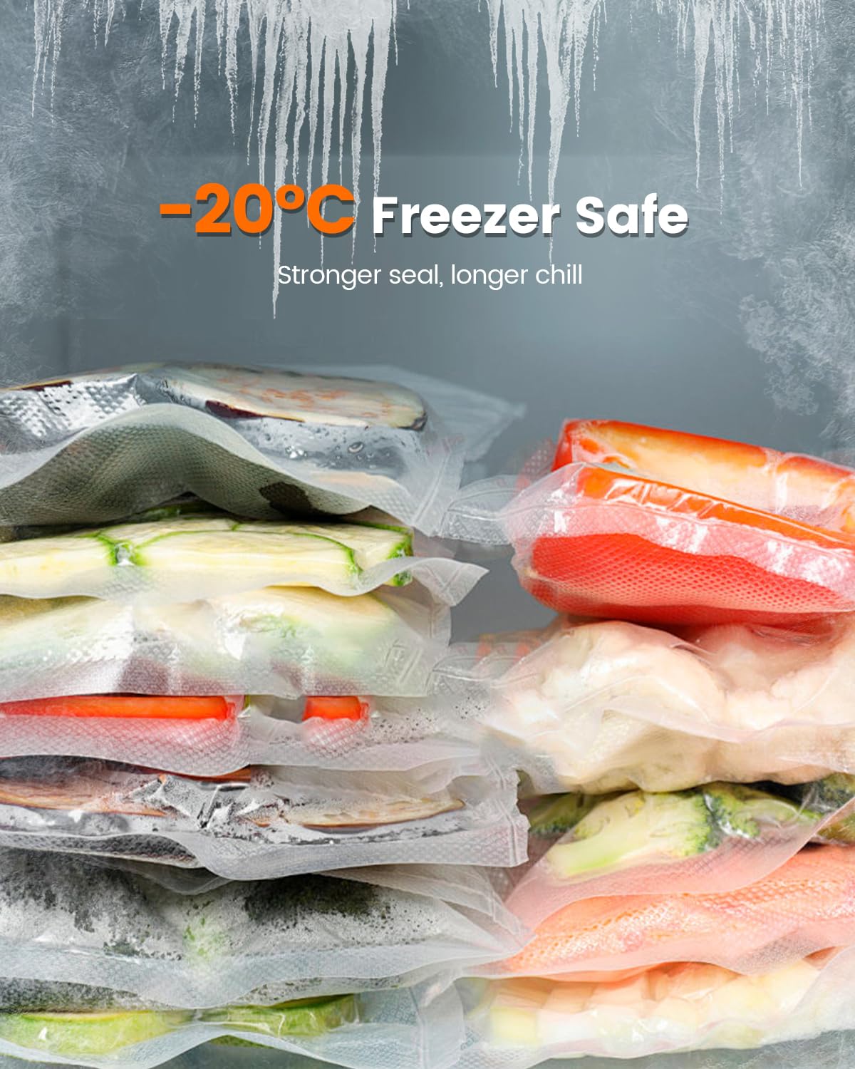Joyful Xinghai vacuum bag with pizza slice sealed for easy storage