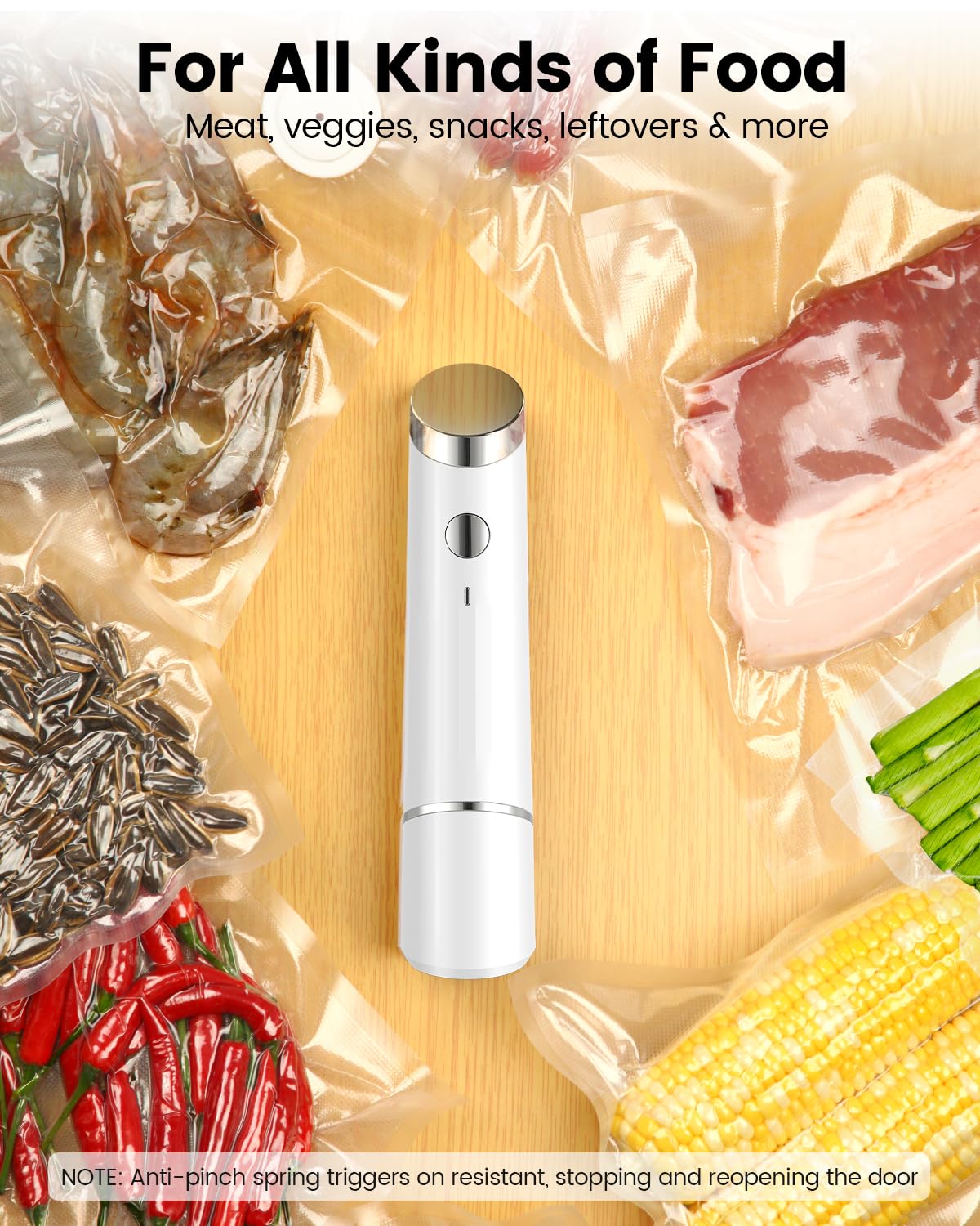 Joyful Xinghai portable vacuum sealer during travel, compact and lightweight.