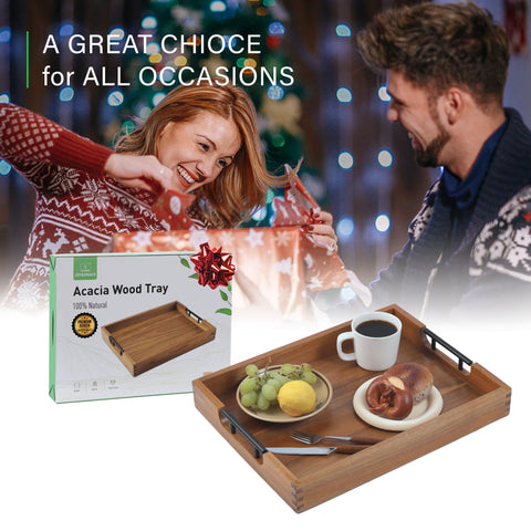Joy&Grace decorative tray highlights warm tones and functional storage.