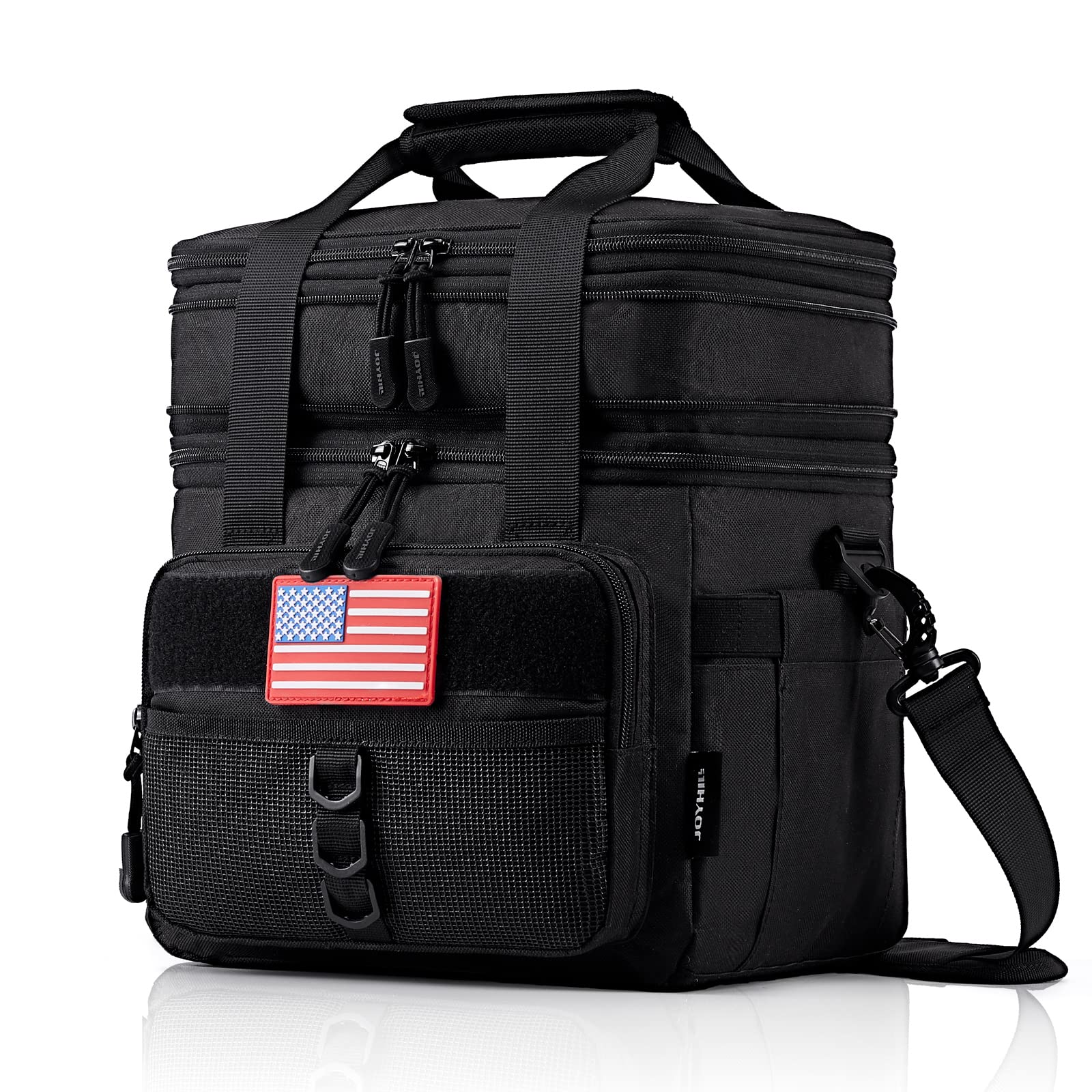 JOYHILL 18L Tactical Lunch Box front view, ideal for daily work and outdoor meals.