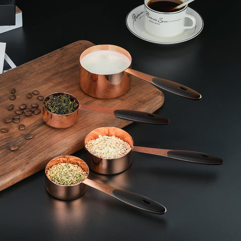 Joyhill ergonomic handles stay sturdy during stirring and scooping.