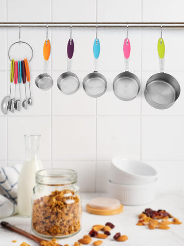 Joyhill ergonomic handles offer comfortable control during measuring.