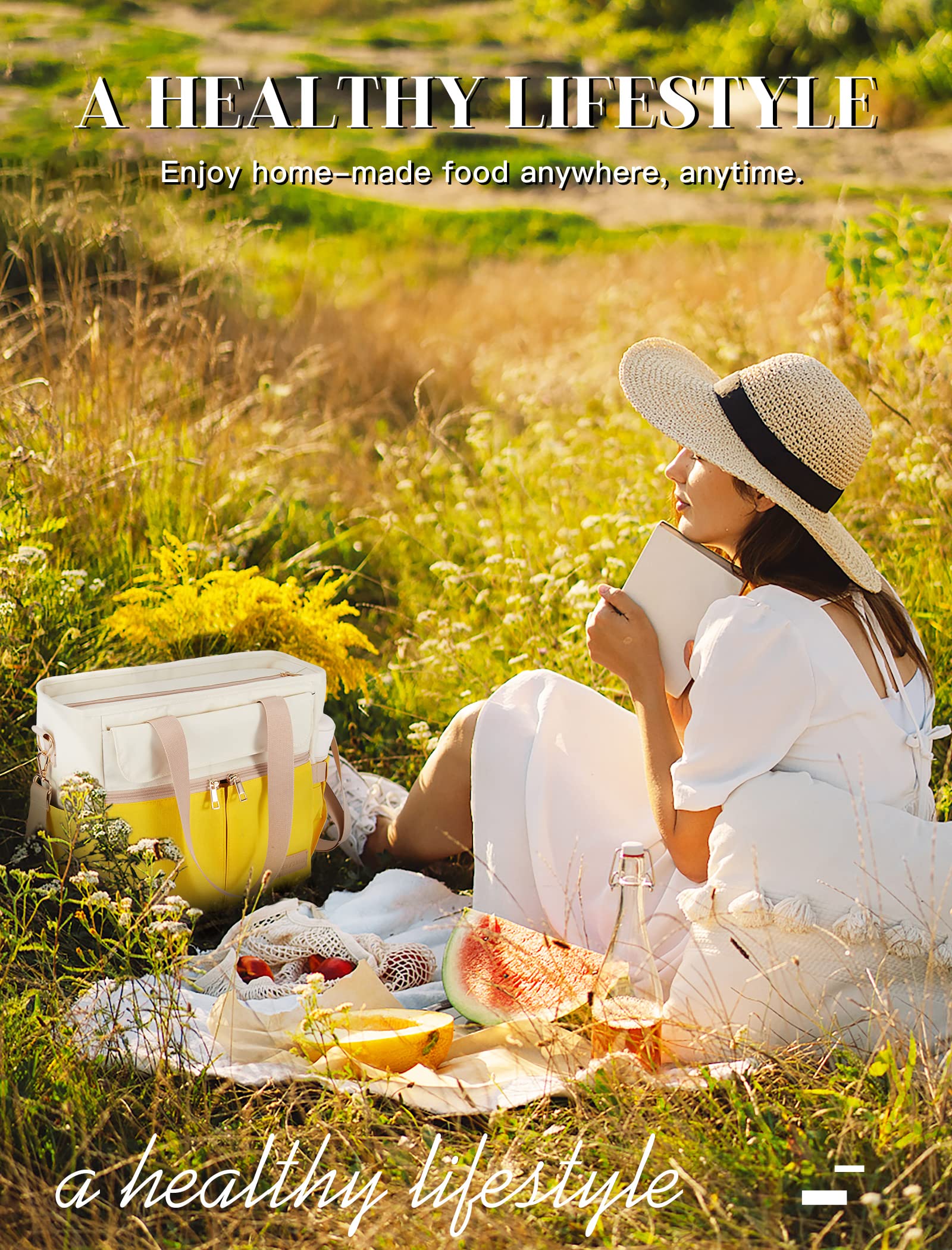 JOYHILL versatile tote suits camping and beach days.