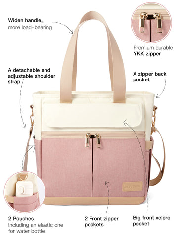 JOYHILL lunch bag shows a comfortable shoulder strap for easy carrying.