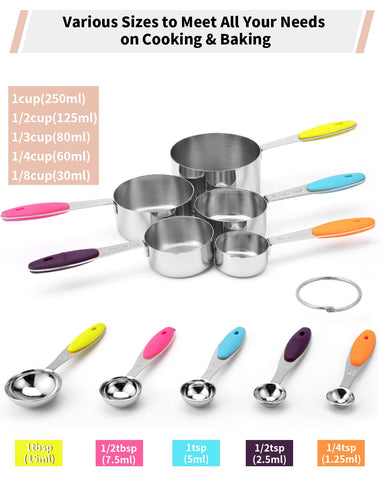 Joyhill soft-touch silicone handles provide a non-slip grip.