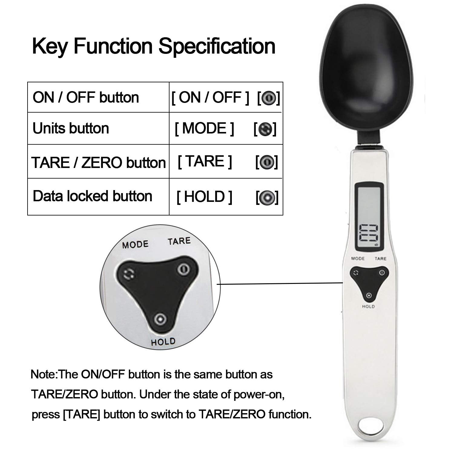 JOYIT mini baking scale delivers 0.1 g readability for small amounts