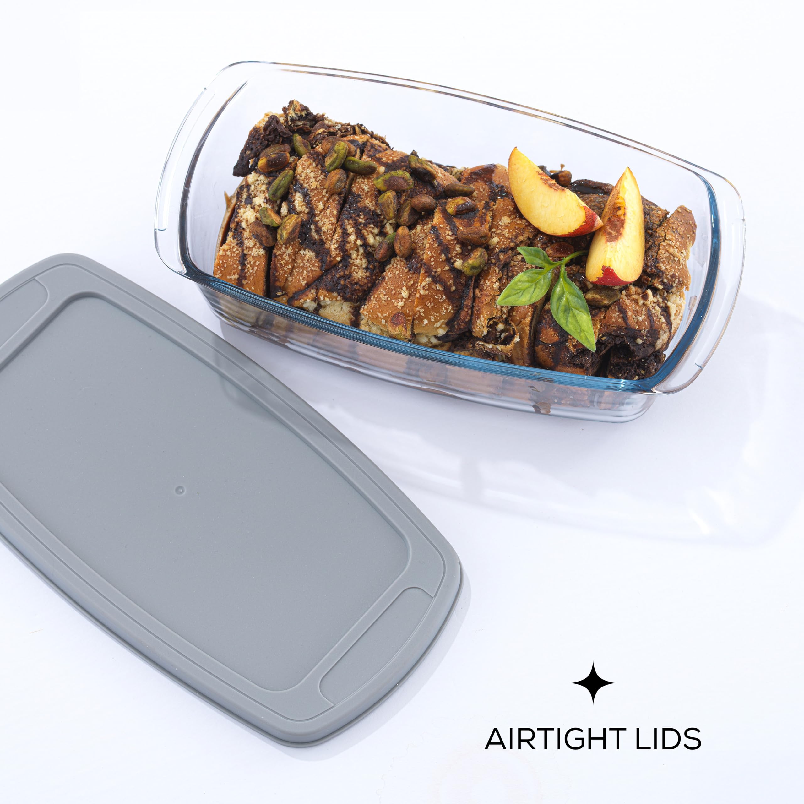 JoyJolt airtight lids bread saver for storage and freshness.