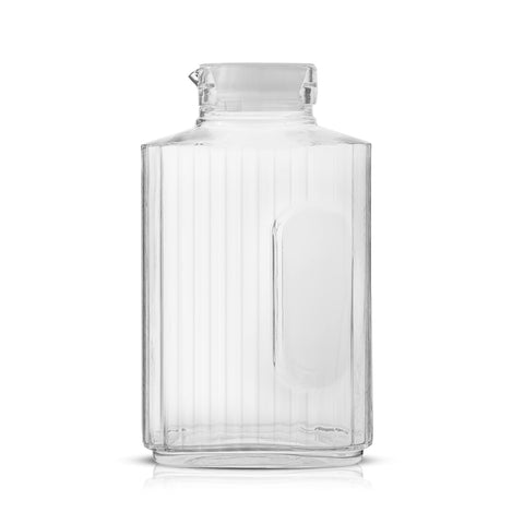 JoyJolt dishwasher-safe pitcher and lids for easy cleaning.