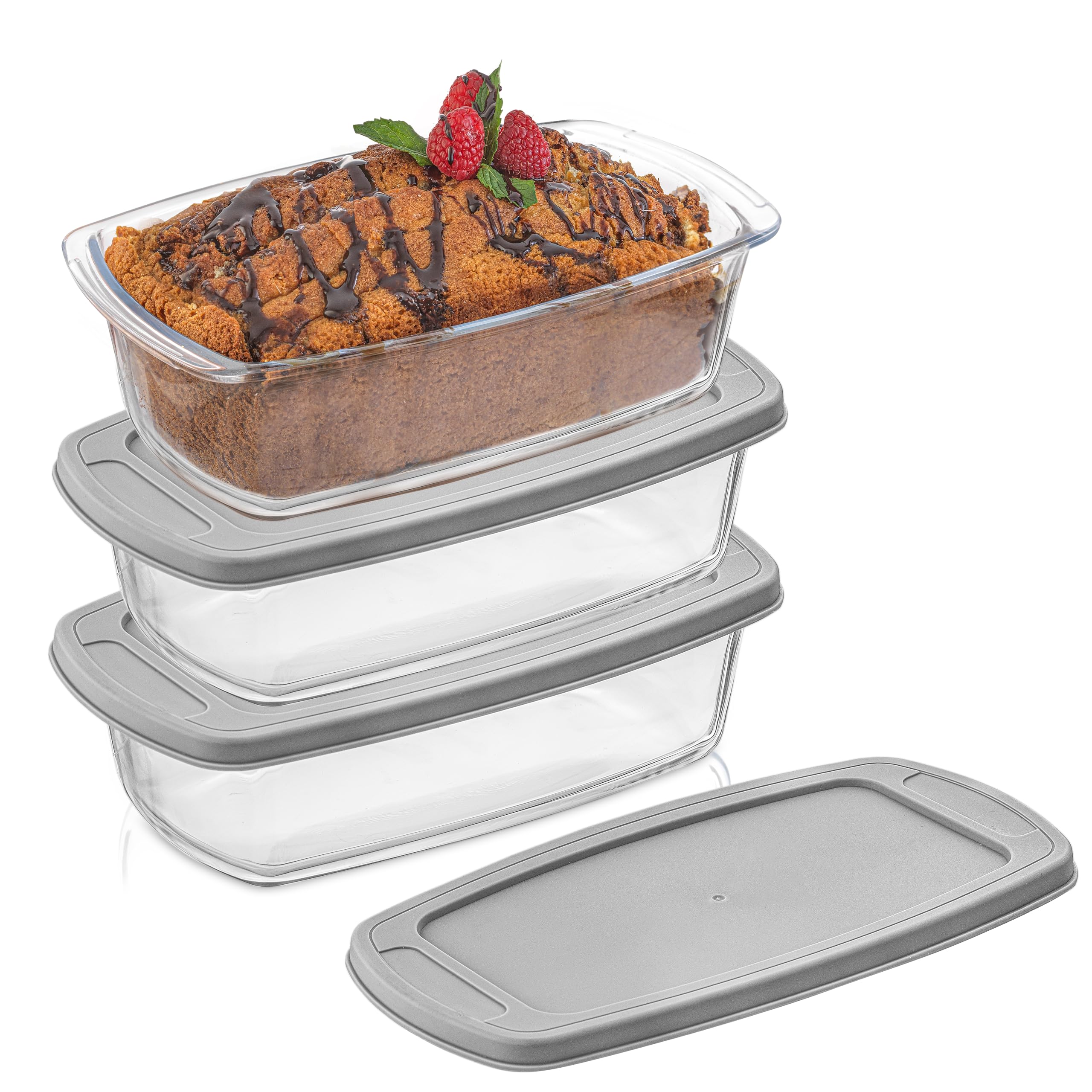 JoyJolt lids enable quick storage of baked goods.