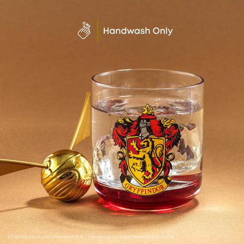 JoyJolt Harry Potter Ravenclaw crest glass, 10oz tumbler for tea or water