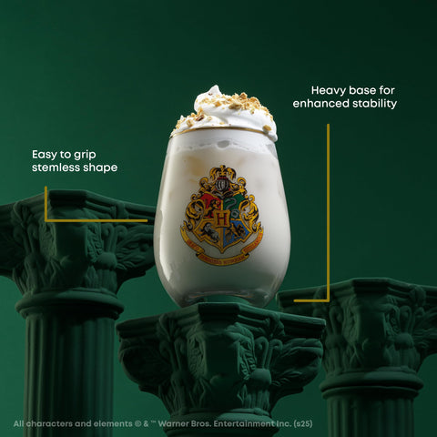 JoyJolt Hogwarts crest closeup shows fine detailing and branding