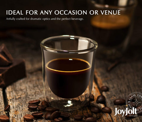JoyJolt Javaah dishwasher-safe cups simplify cleaning and upkeep.