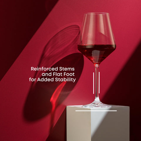Elegant Layla stem with balanced feel for comfortable sipping