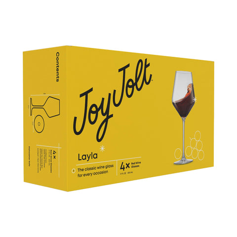 European craftsmanship shines through in the Layla wine glass silhouette