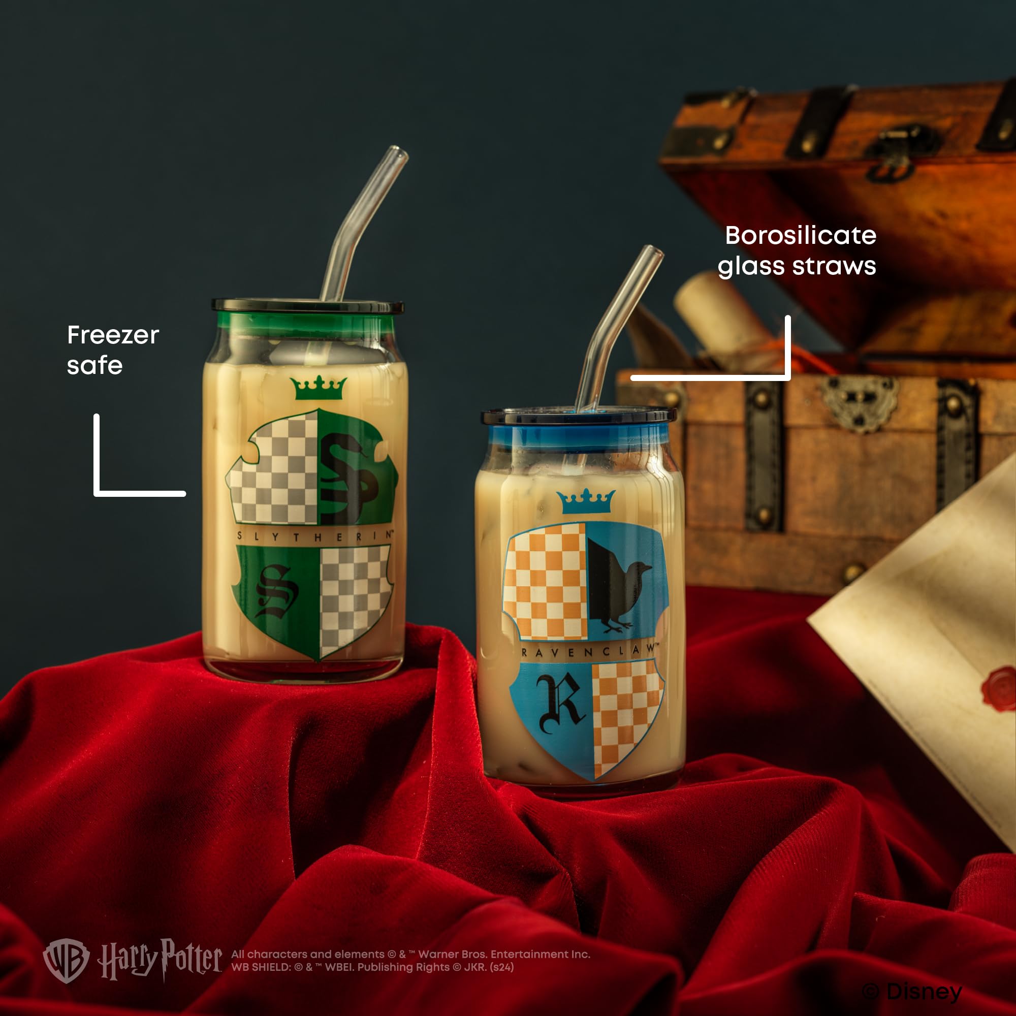 JoyJolt Ravenclaw tumbler with straw offers smart sipping on the go.