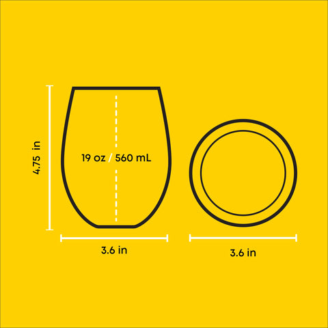JoyJolt Spidey-Sense tumbler shown with dynamic gradient and comfortable grip