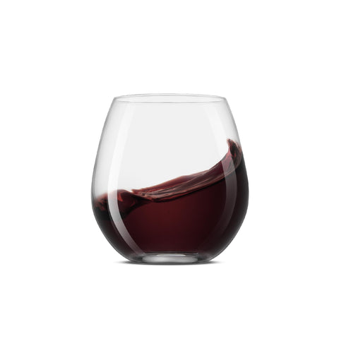 JoyJolt Spirits bowl-shape enhances wine aroma and flavor during tasting.