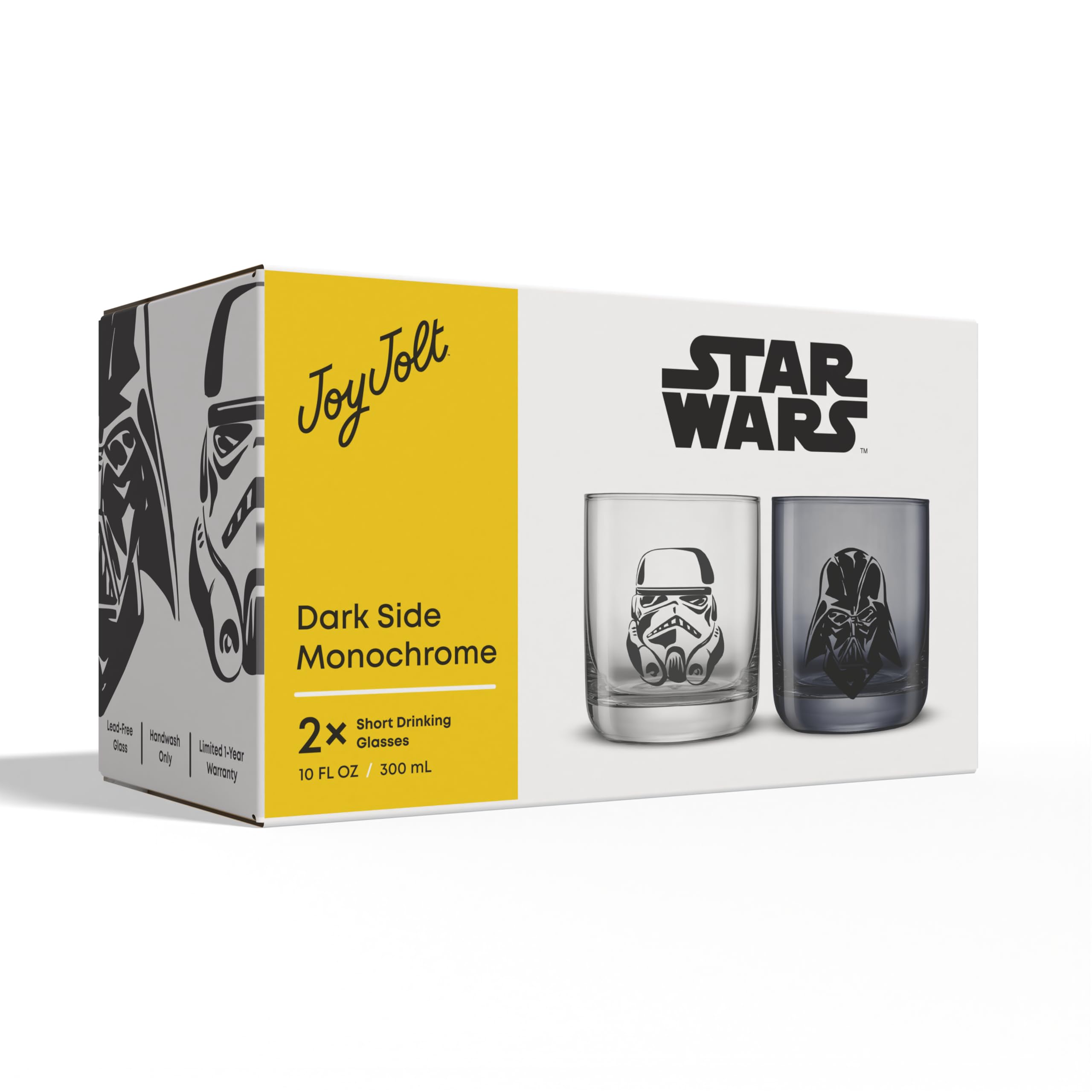 JoyJolt Stormtrooper glass closeup showing crisp detailing