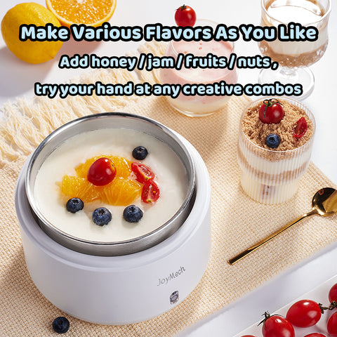 JoyMech Yogurt Maker 1-quart capacity is great for family portions
