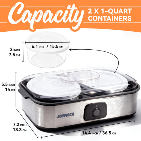 JoyMech Yogurt Maker family use for meal prep and snacks