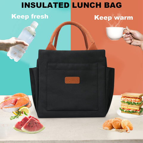 Interior aluminum foil liner of Joymee bag for freshness and protection.