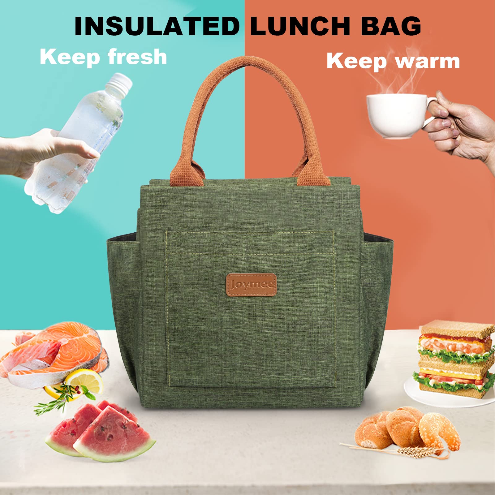 Joymee collapsible design saves space while keeping bag ready for travel